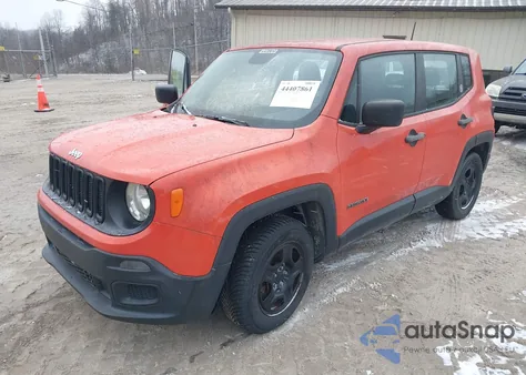2016 Jeep Renegade Sport z USA, uszkodzony, nr VIN ZACCJAAW7GPD55738